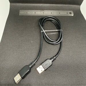 Black USB to USB Cable